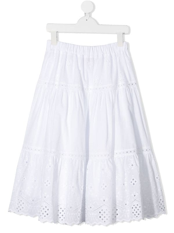 maxi skirt white