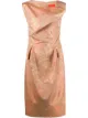 Image 1 of Vivienne Westwood Pre-Owned jacquard draped dress