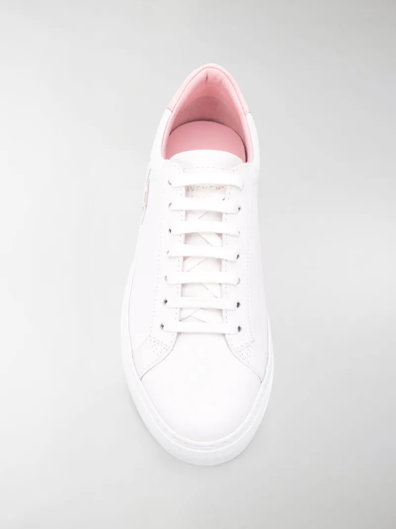 givenchy reverse logo sneakers pink