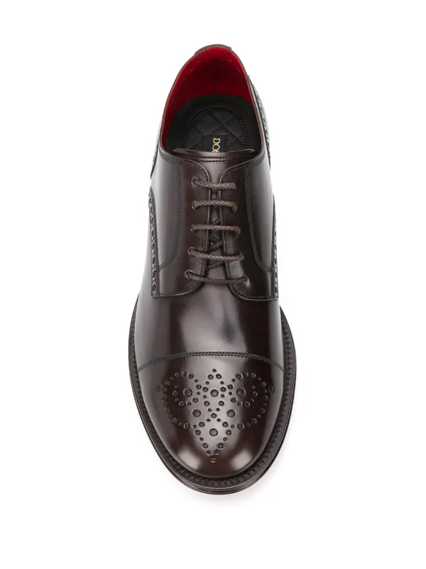 Brogue lace shop up shoes