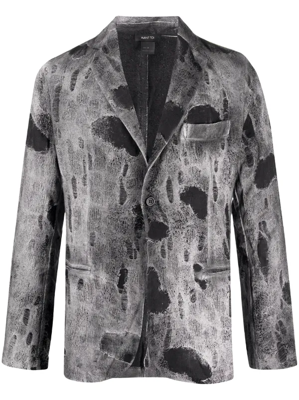 distressed blazer