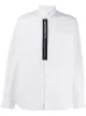 Image 1 of Givenchy striped branded-tape shirt
