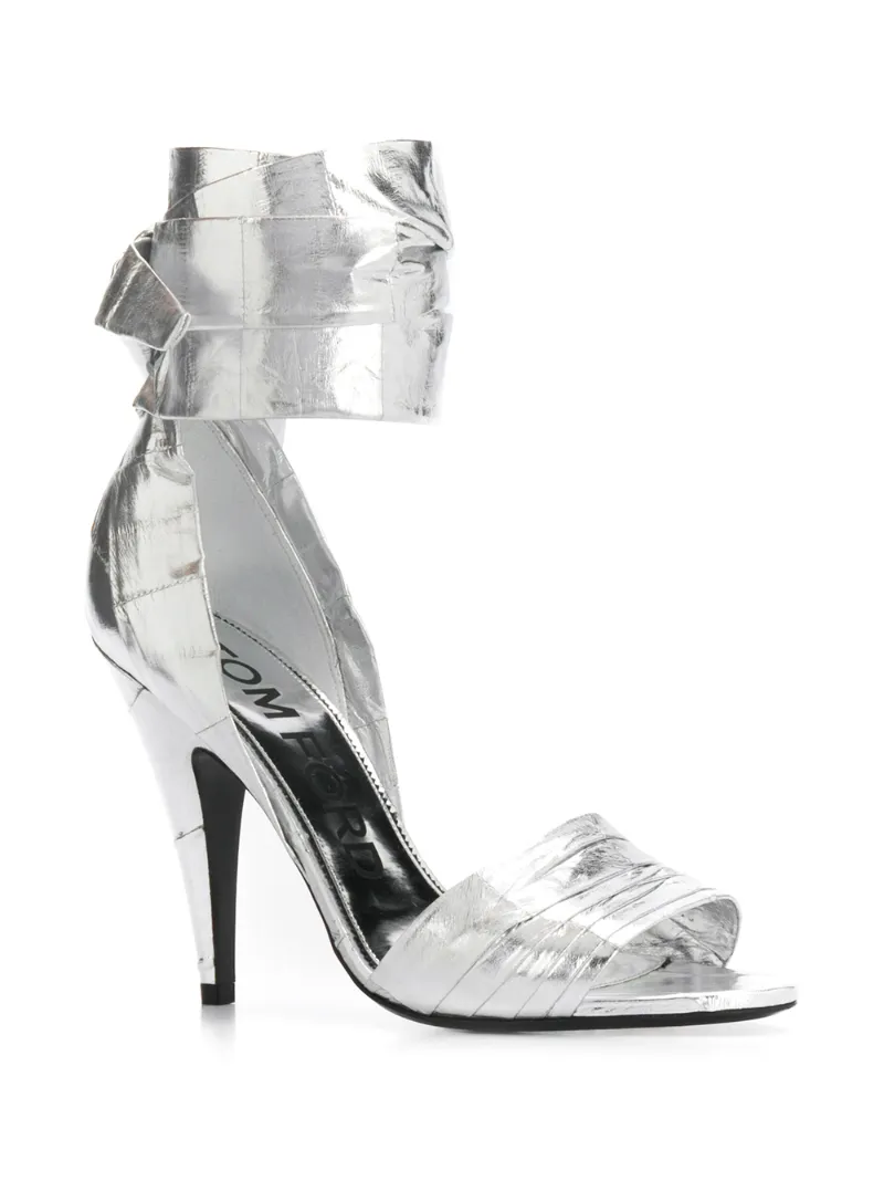 TOM FORD ANKLE STRAP HIGH-HEELED SANDALS