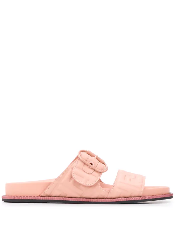 fendi pink sandals