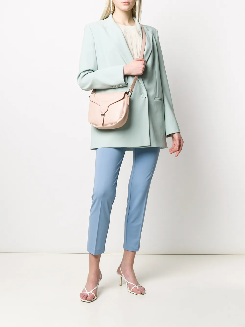  Pinko Bello 83 Hose Mit Gürtel   Blau 