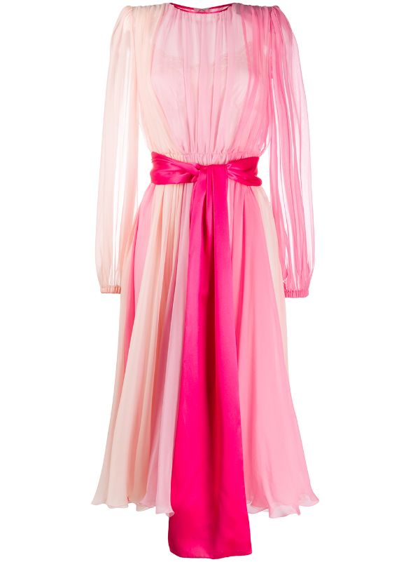 pink tea dress