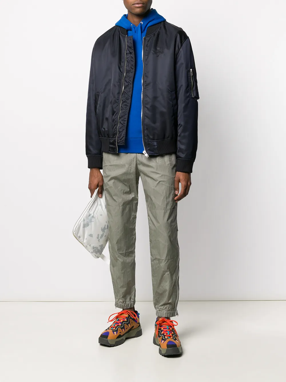 Kenzo Trainingsbroek met gekreukt-effect - Grijs