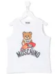 الصورة 1 من Moschino Kids بلوزة بطبعة دمية دب وشعار