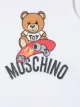 Moschino Kids بلوزة بطبعة دمية دب وشعار