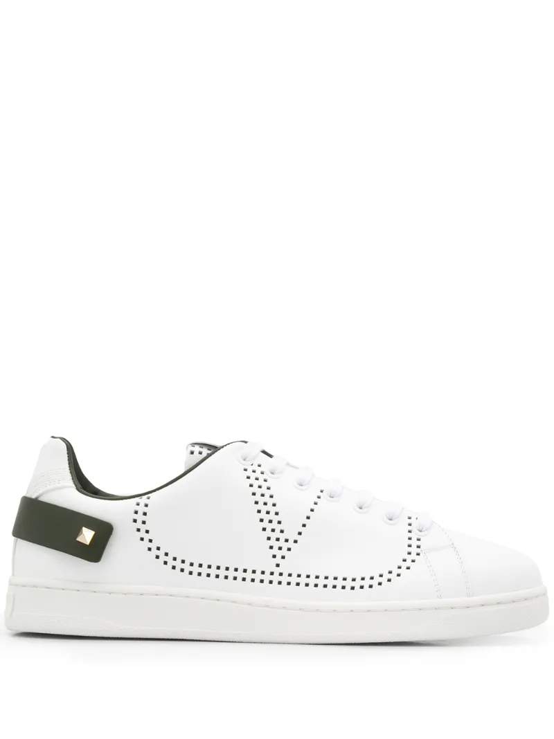 Valentino – Valentino Garavani VLOGO sneakers – men – Leather/Rubber – 40.5, 41, 41.5, 42.5, 43, 43.5, 44, 45, 40, 42, 39 – White
