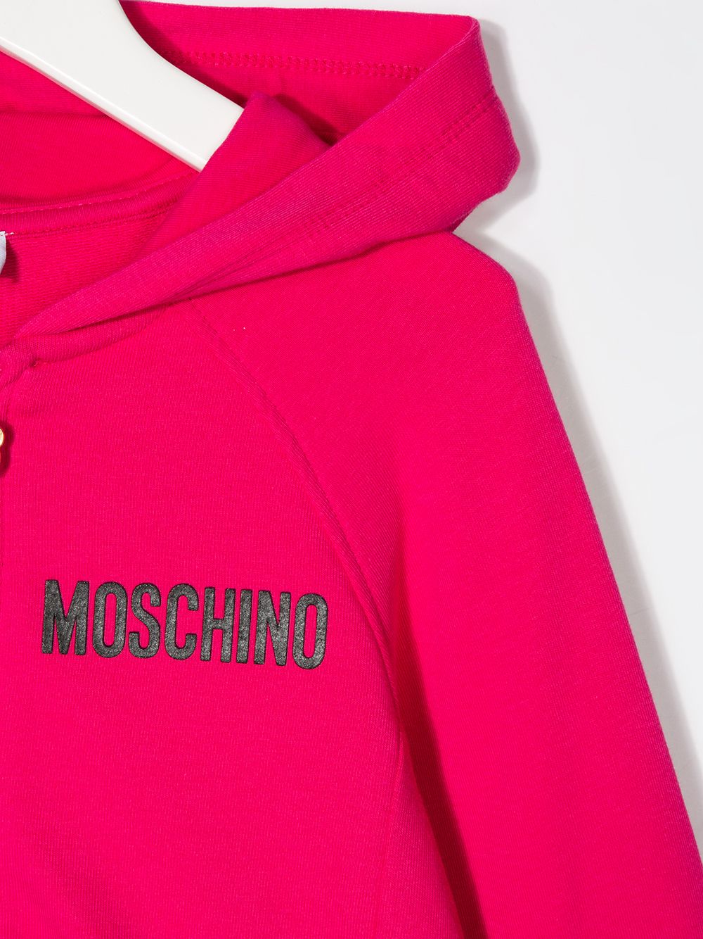 фото Moschino kids худи на молнии с логотипом