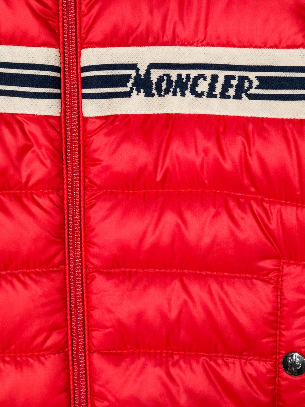 фото Moncler kids пуховик с логотипом