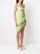 Jacquemus vestido corto con diseño fruncido