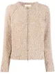 Image 1 of Fabiana Filippi button down metallic-knit cardigan