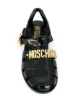 Moschino lettering logo jelly sandals