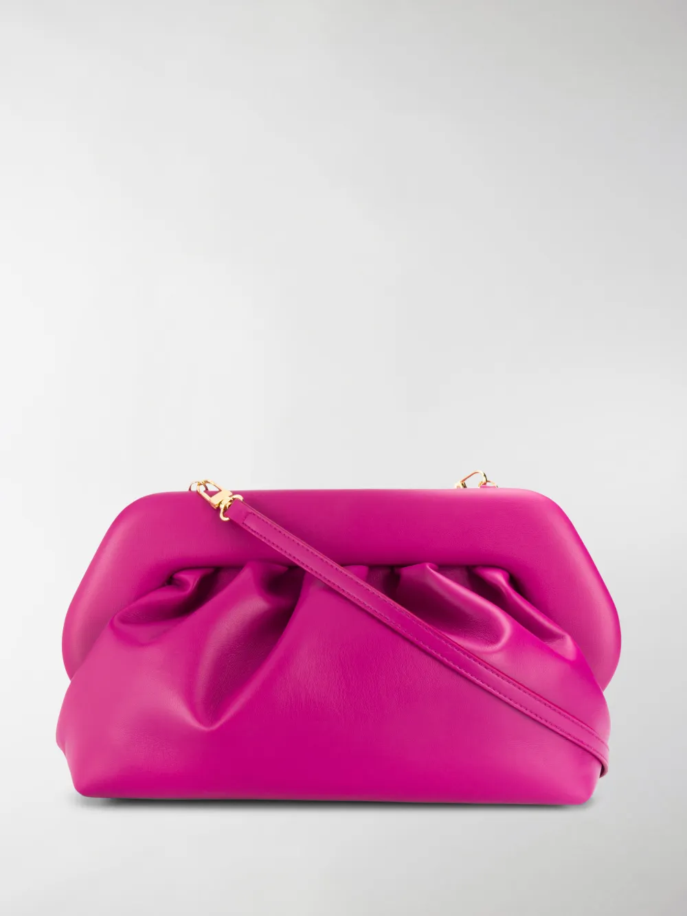 fuschia pink clutch bag