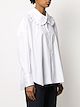 Comme Des Garçons Girl ruffle trimmed cotton-poplin shirt