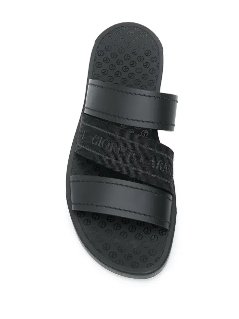 armani flat sandals