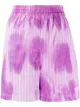 Imagen 1 de MSGM shorts con estampado tie-dye