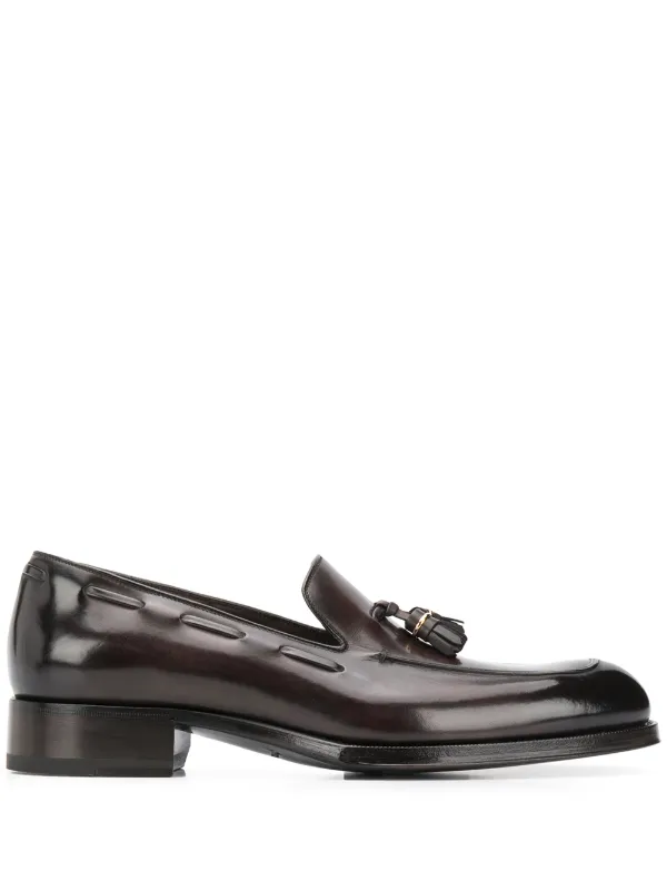 Tom Ford Tassel Detailed Leather Loafers Brown J1118tbet Farfetch - Brown Leather Loafers With Tassels Tom Ford Tassel Detailed Leather Loafers Brown J1118tbet Farfetch - Brown Leather Loafers With Tassels