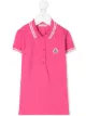 الصورة 1 من Moncler Kids قميص بولو مزين بخطوط