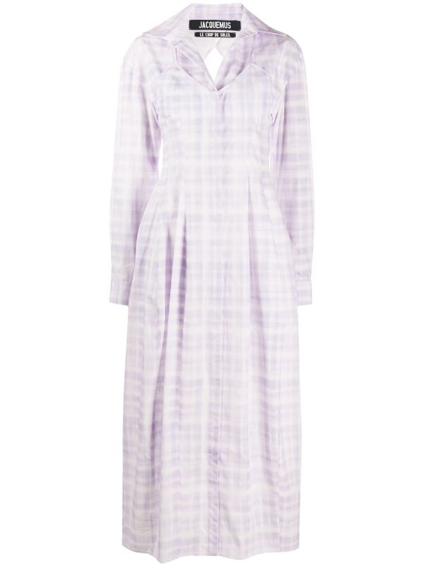 jacquemus purple dress