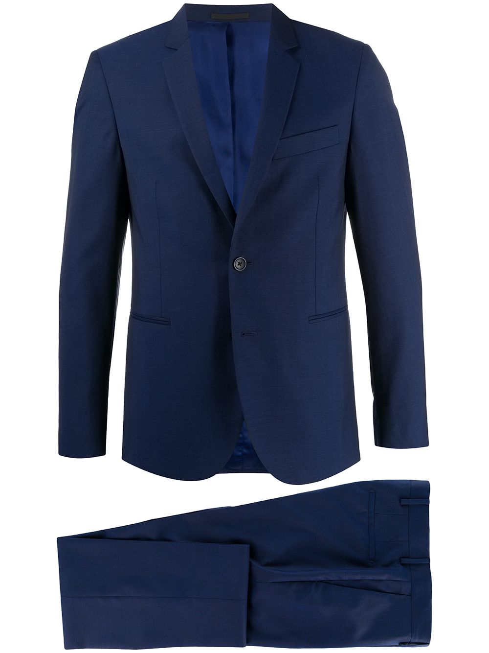 Ps By Paul Smith Tailored Two-piece Suit In Blue