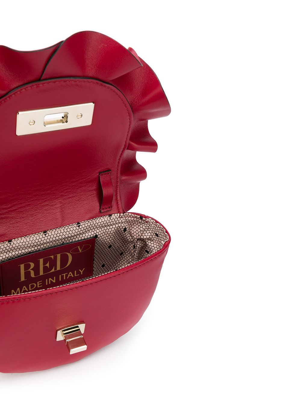 фото Red valentino rock ruffles belt bag