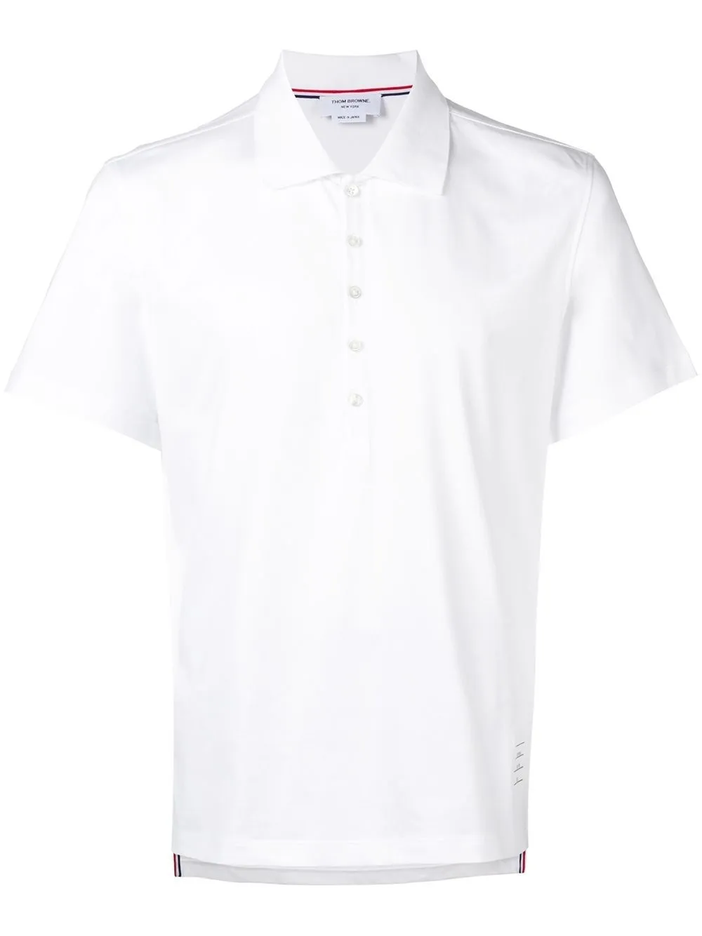 

Thom Browne cotton polo shirt - White