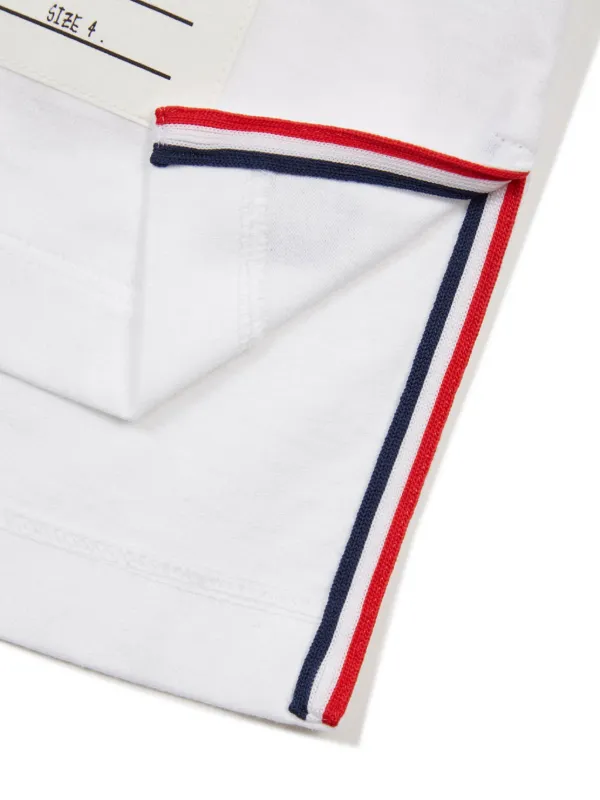 THOM BROWNE ポロシャツ ホワイト Men's T-shirts and Polos | Thom Browne