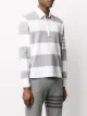 Thom Browne stripe oversized longsleeved 4-Bar polo