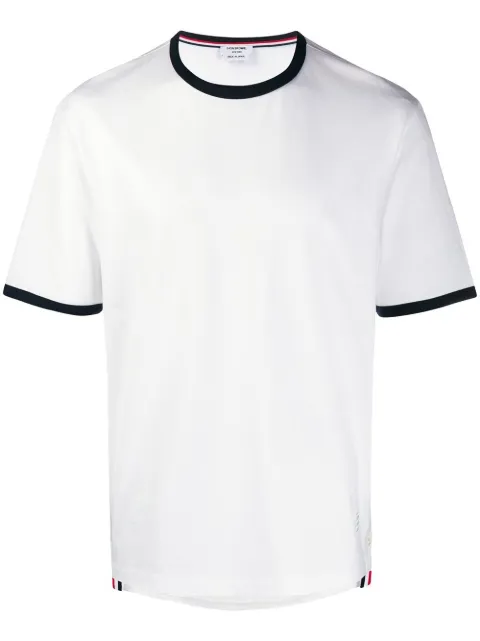 Thom Browne contrasting-trim T-shirt