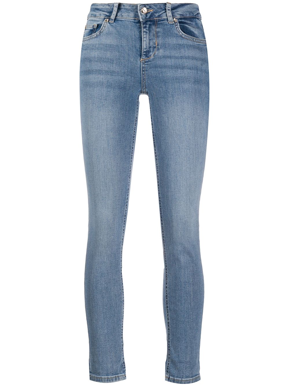 Liu •jo Skinny-jeans Mit Hohem Bund In Blue