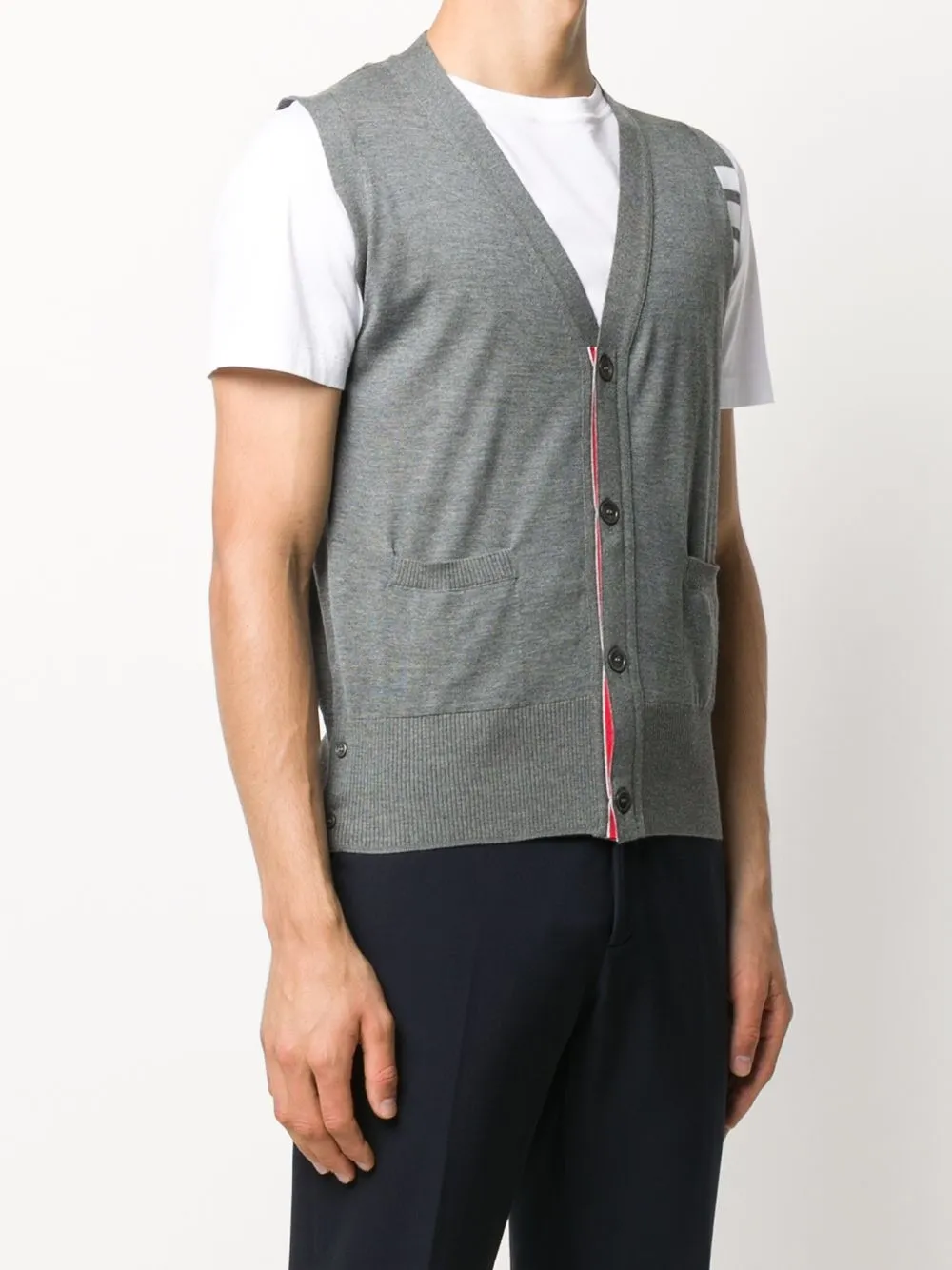Thom Browne Gilet con righe