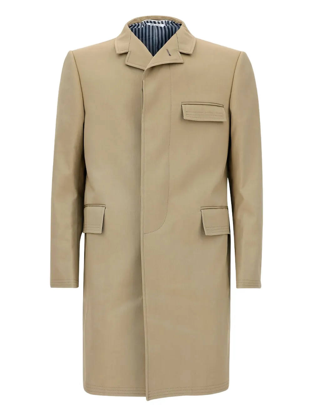 Thom Browne Chesterfield coat | Brown | Image 1