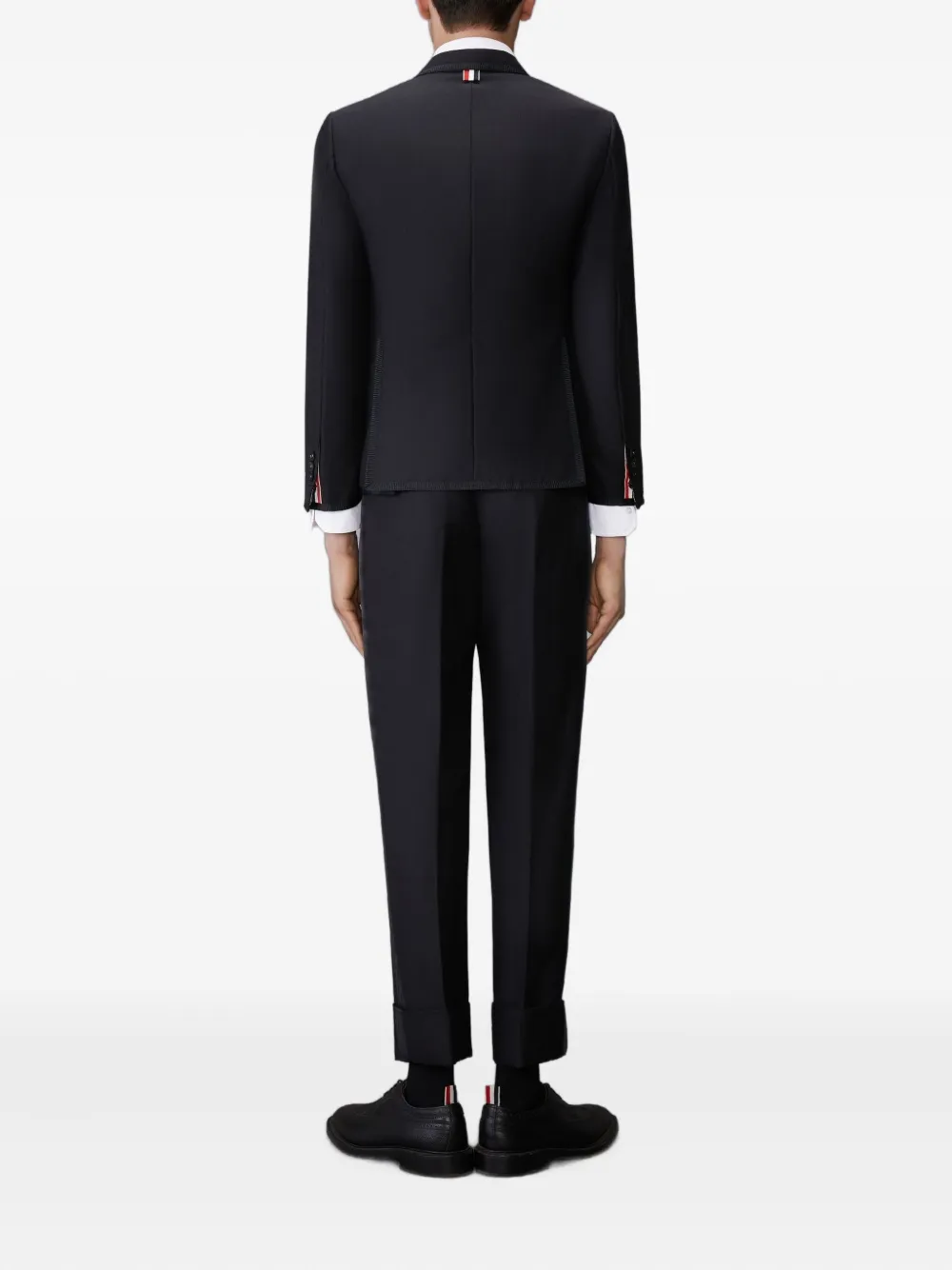 Thom Browne Pak met enkele rij knopen Zwart