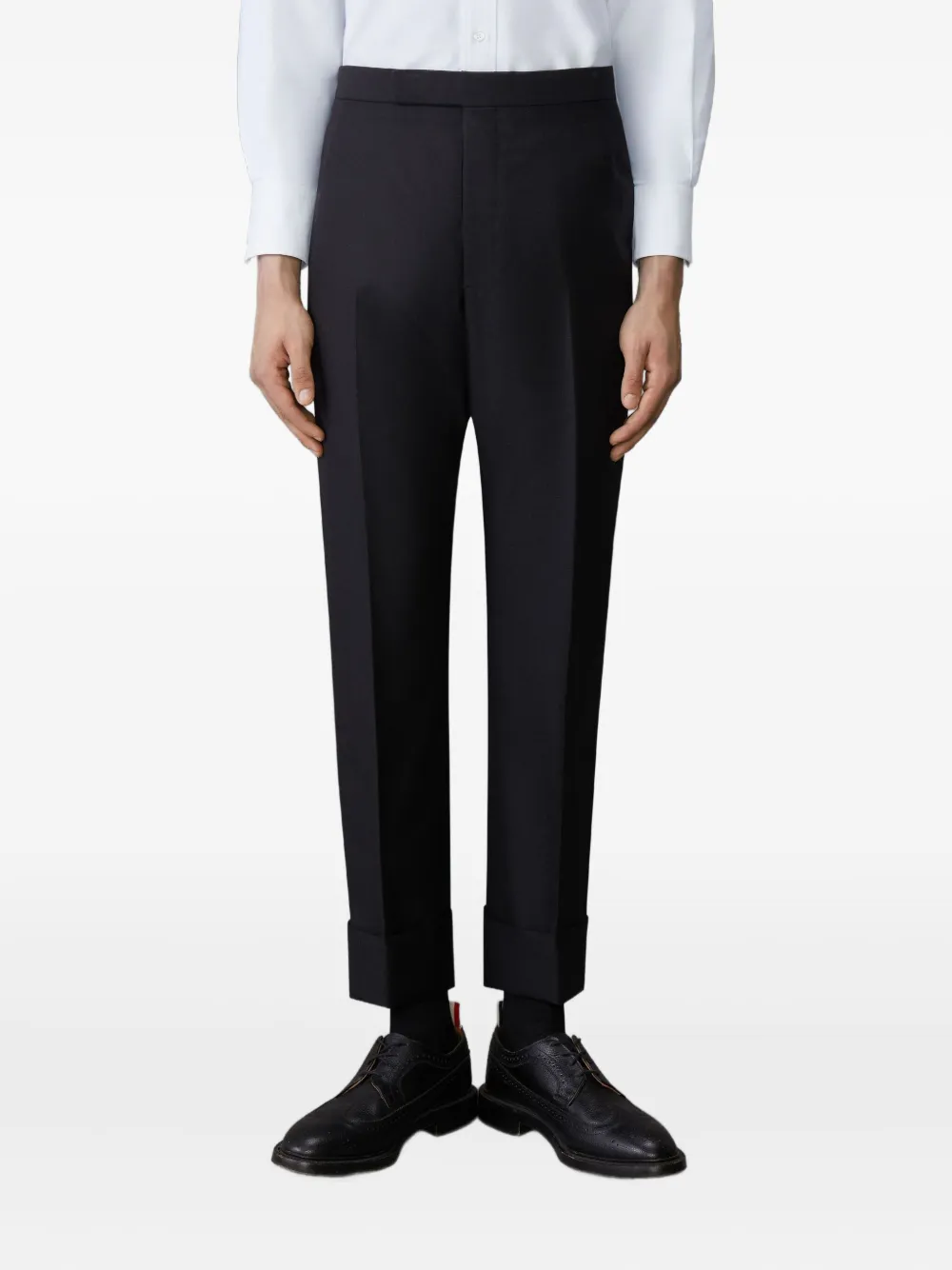 Thom Browne Pak met enkele rij knopen Zwart