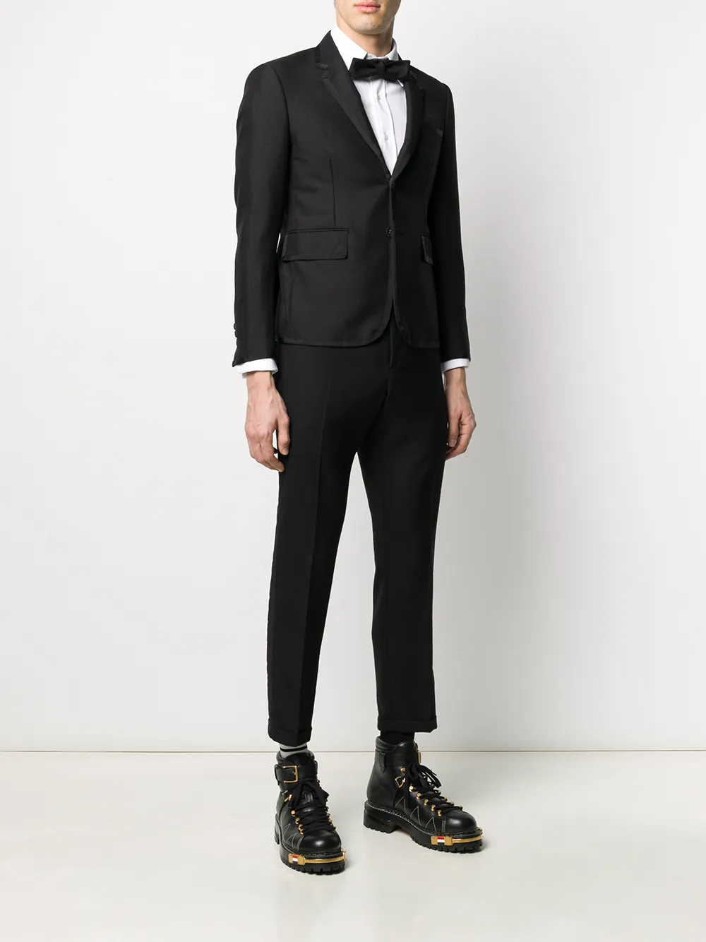 Thom Browne Smoking met hoge armgaten Zwart