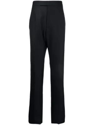 Raf Simons mid-rise wide-leg Trousers | Grey | FARFETCH
