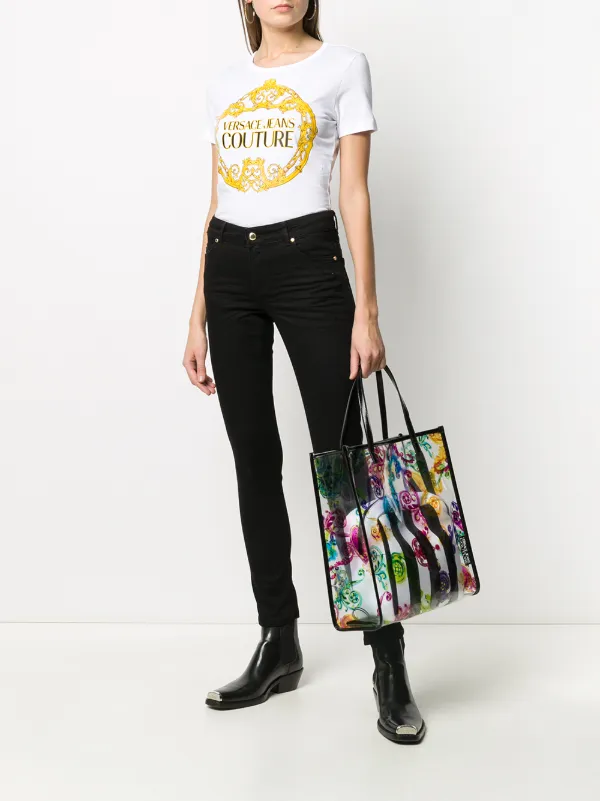 versace jeans couture tote bag