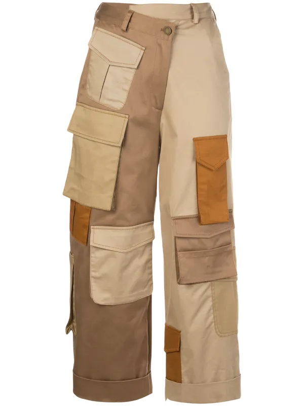 cargo cut off trousers