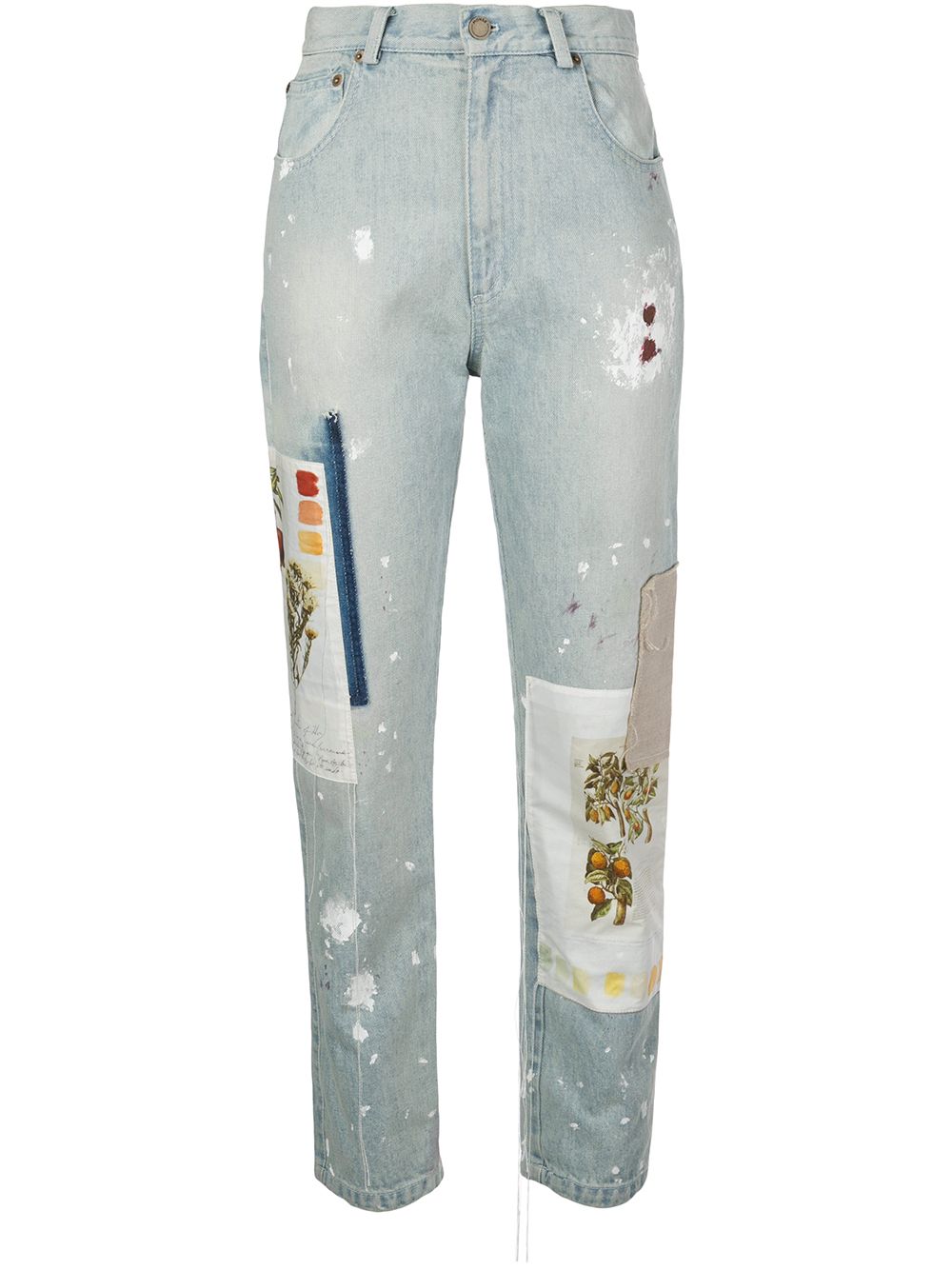 Image 1 of Monse Jeans patchwork dritti