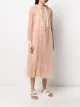 RED Valentino mesh detail hooded dress