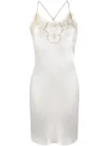 Gilda & Pearl Gina short slip dress - White