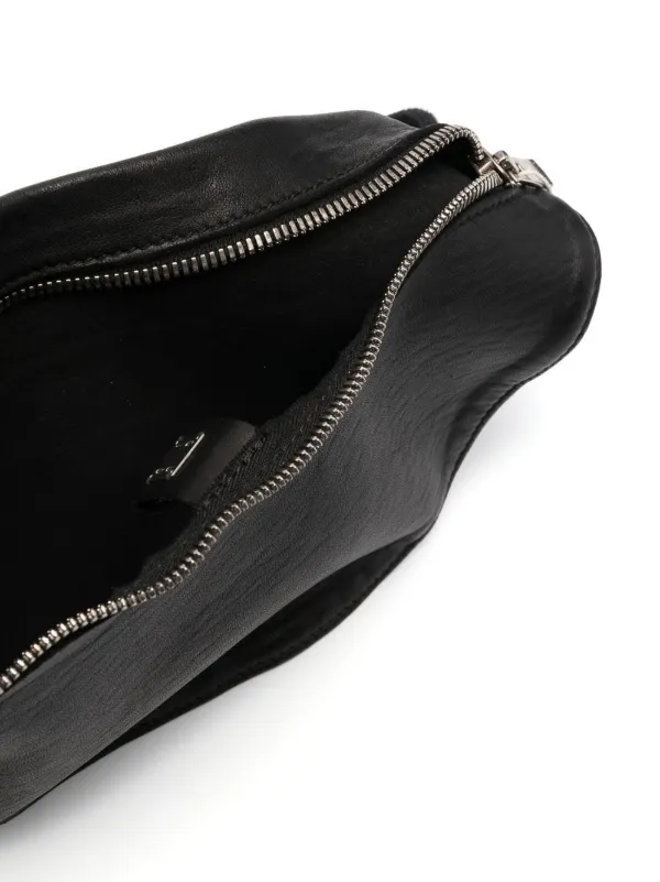 Guidi cracked-effect Belt Bag | Black | FARFETCH