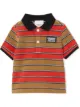 الصورة 1 من Burberry Kids قميص بولو بأبليكة شعار