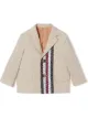 الصورة 1 من Burberry Kids بليزر مخطط بنقشة مونوغرام