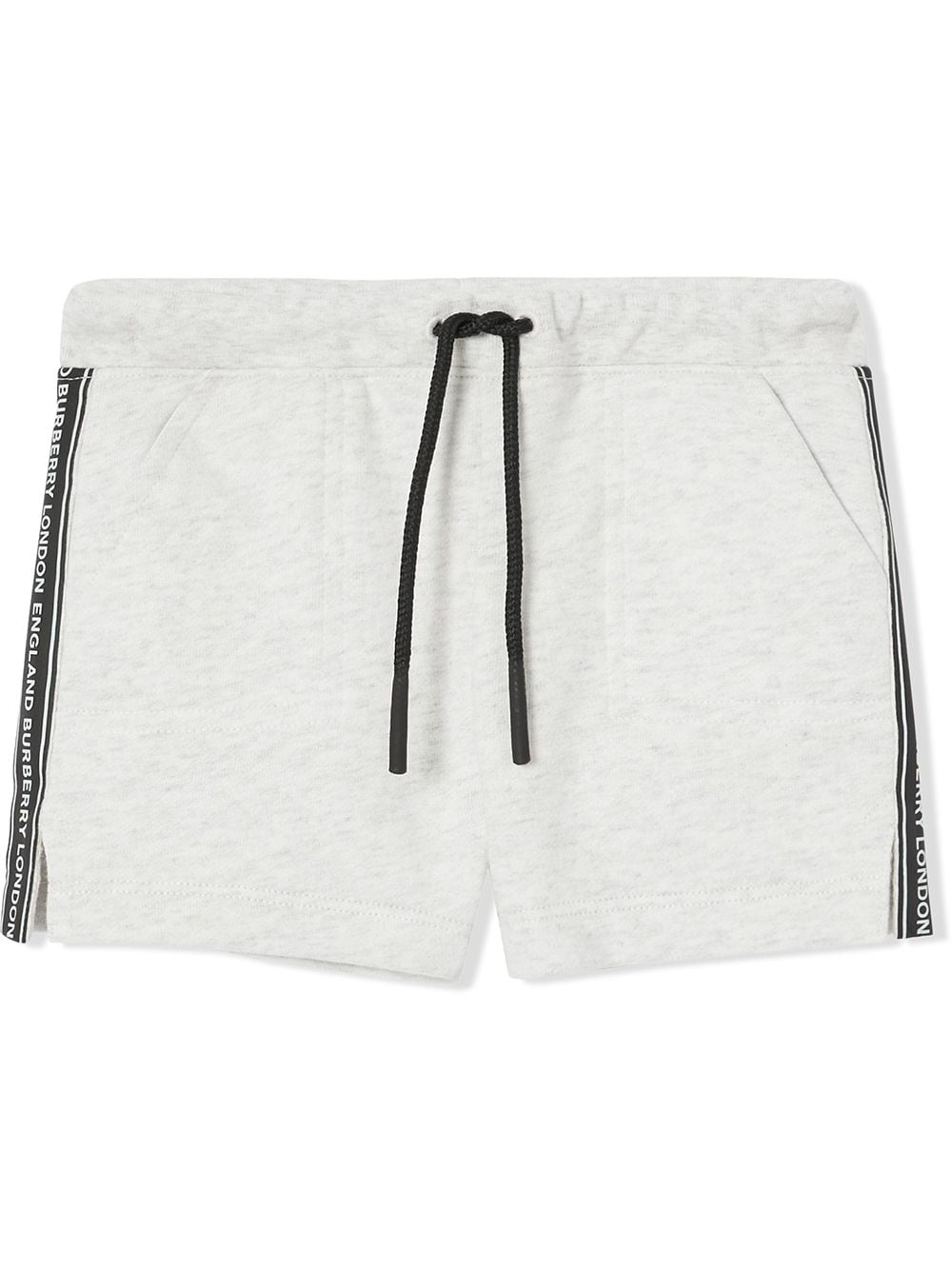 Burberry Babies' Shorts Mit Logo-tape In 白色