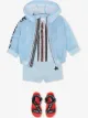 الصورة 2 من Burberry Kids شورت مفصّل من نسيج تويل