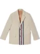 الصورة 1 من Burberry Kids بليزر مخطط بنقشة مونوغرام